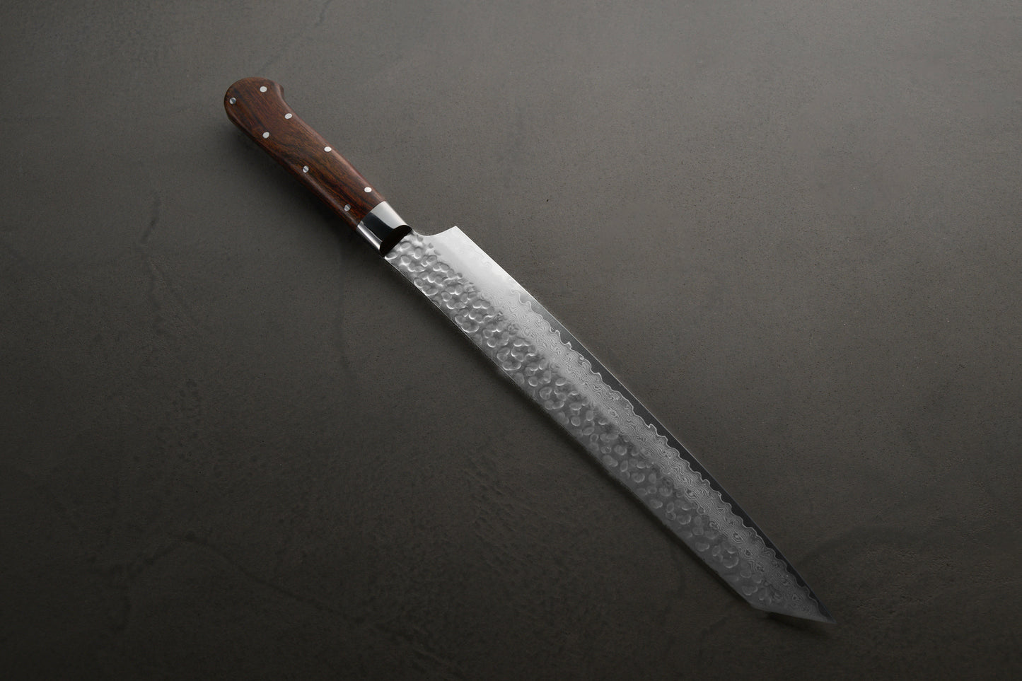 堺孝行|33層槌目ダマスカス杉原モデル|剣型柳刃包丁| 270mm|デザートアイアンウッド
