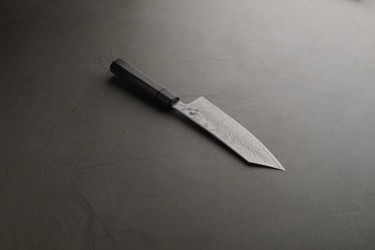 猿九|焔雲|三徳包丁|180m|グレー合板