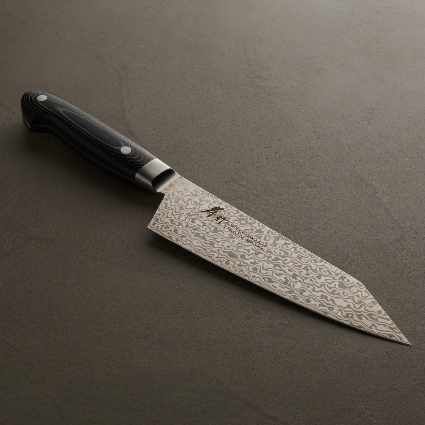 堺孝行｜コアレスダマスカス｜剣型三徳包丁｜160mm｜マイカルタ