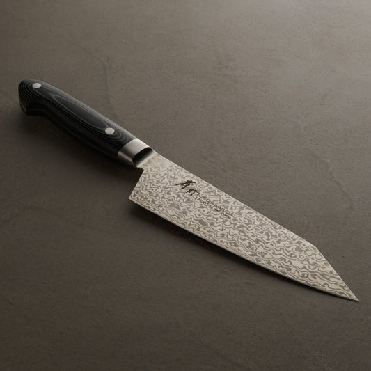 堺孝行｜コアレスダマスカス｜剣型三徳包丁｜160mm｜マイカルタ