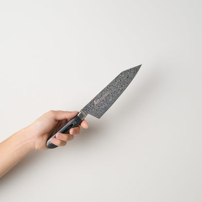 堺孝行｜コアレスダマスカス｜剣型三徳包丁｜160mm｜マイカルタ