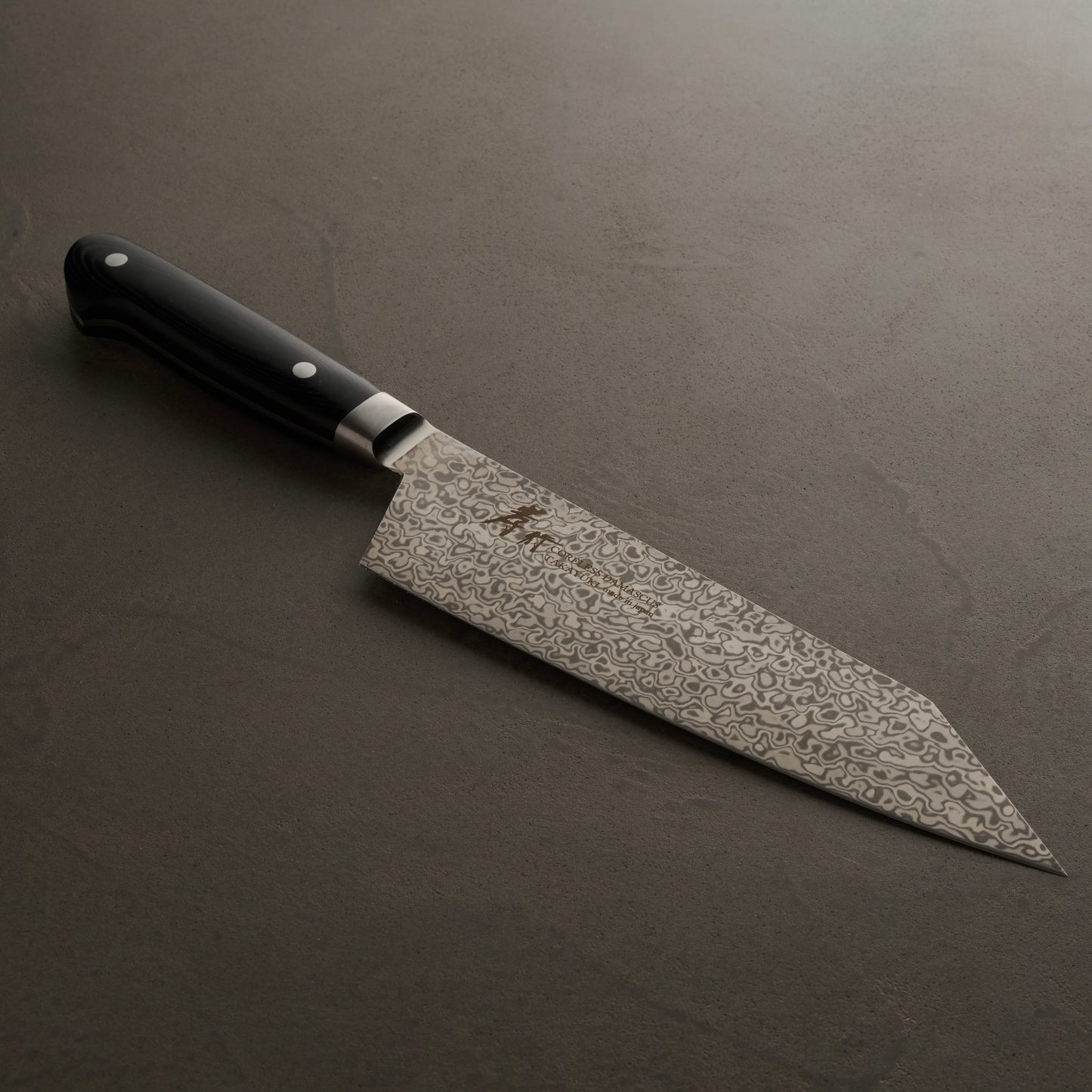 堺孝行｜コアレスダマスカス｜剣型牛刀｜190mm｜マイカルタ