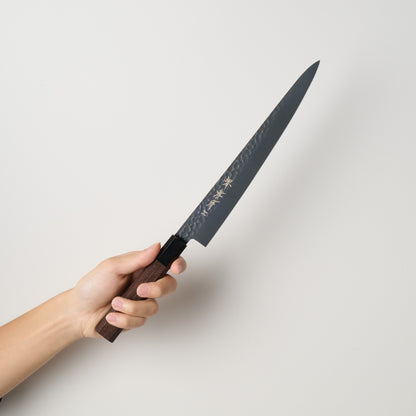 堺孝行｜黒影｜和筋引包丁｜240mm｜ウェンジ水牛