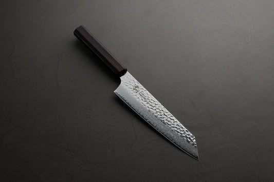 堺孝行｜なないろ｜剣型牛刀｜190mm｜レトロ木目