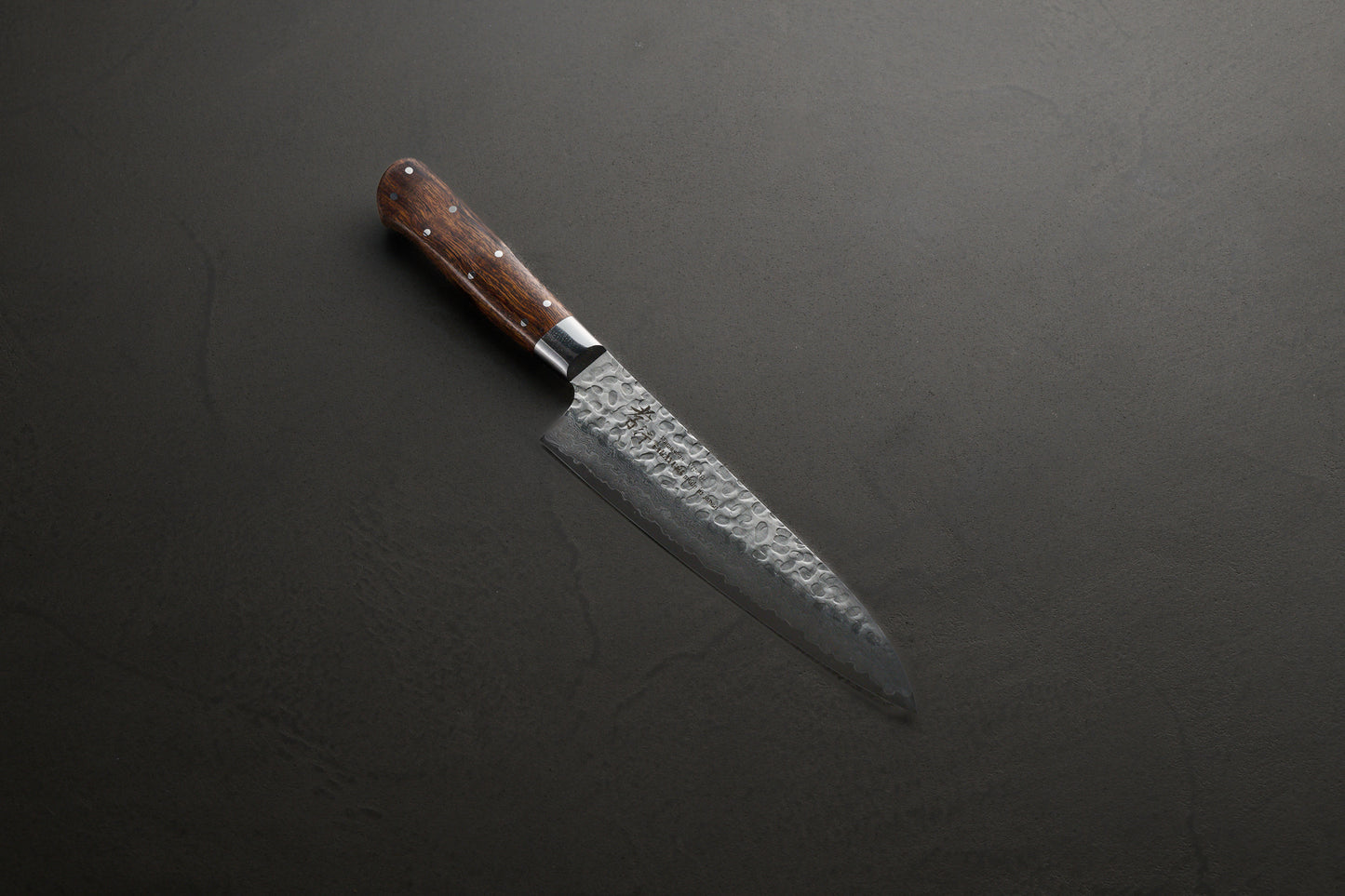 堺孝行｜33層槌目ダマスカス杉原モデル｜牛刀｜ 180mm｜デザートアイアンウッド