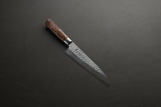 堺孝行｜33層槌目ダマスカス杉原モデル｜牛刀｜ 180mm｜デザートアイアンウッド
