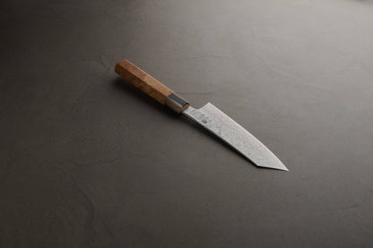 猿九｜焔雲｜三徳包丁｜165mm｜花梨瘤