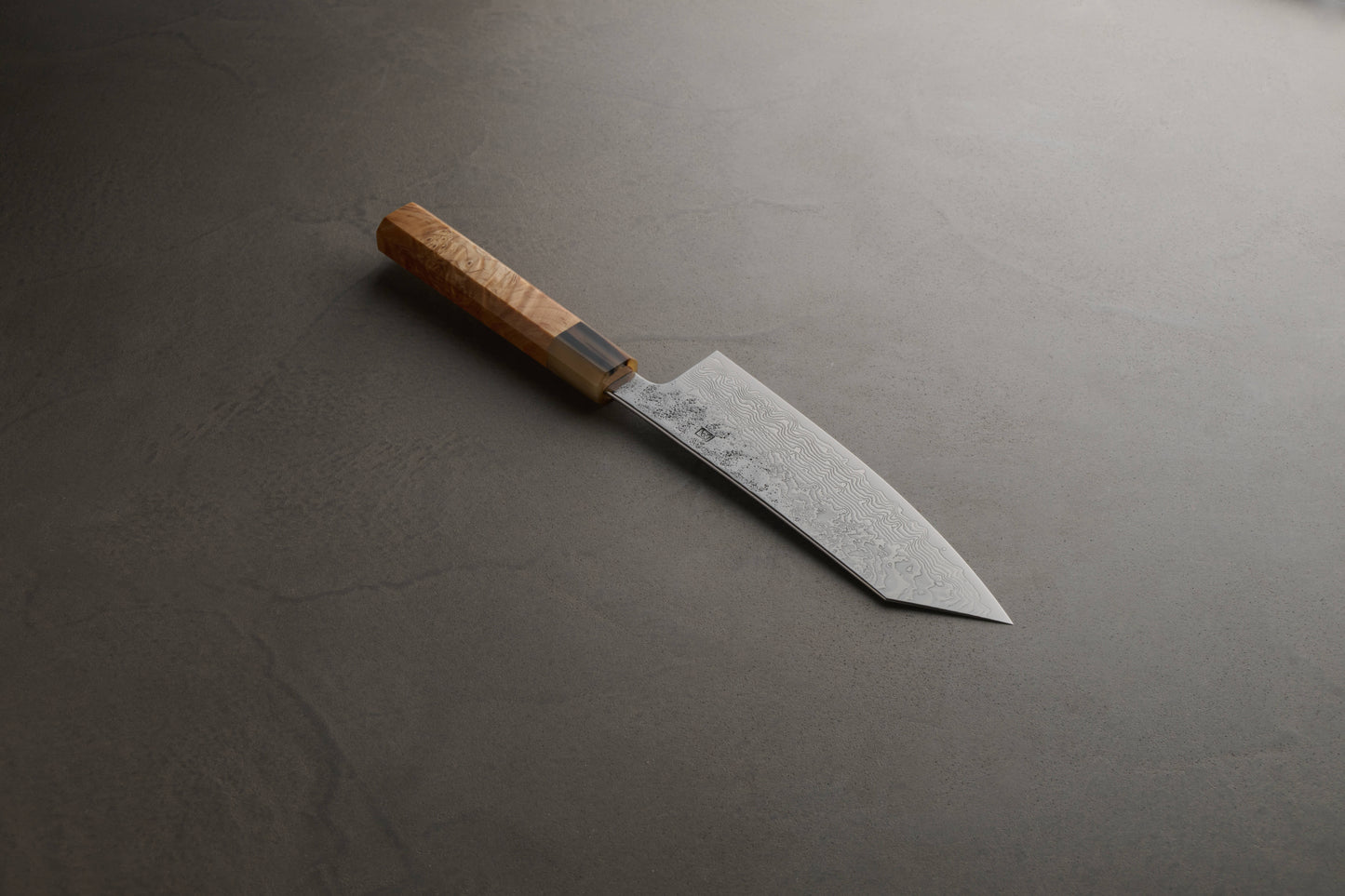 猿九｜焔雲｜三徳包丁｜180mm｜花梨瘤