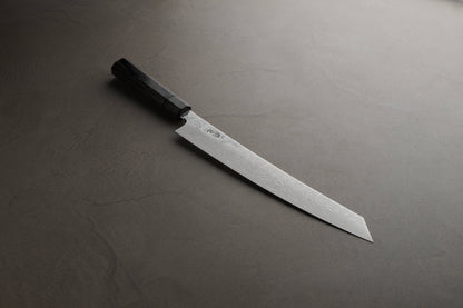 猿九｜焔雲｜筋引包丁｜270mm｜グレー合板