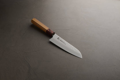 堺孝行｜33層槌目ダマスカス和式｜和牛刀｜210mm｜ケヤキ