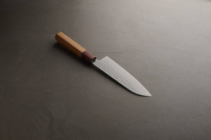 堺孝行｜33層槌目ダマスカス和式｜和牛刀｜210mm｜ケヤキ