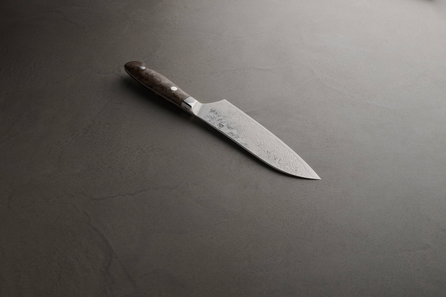 猿九｜敦盛｜三徳包丁｜180mm｜花梨瘤