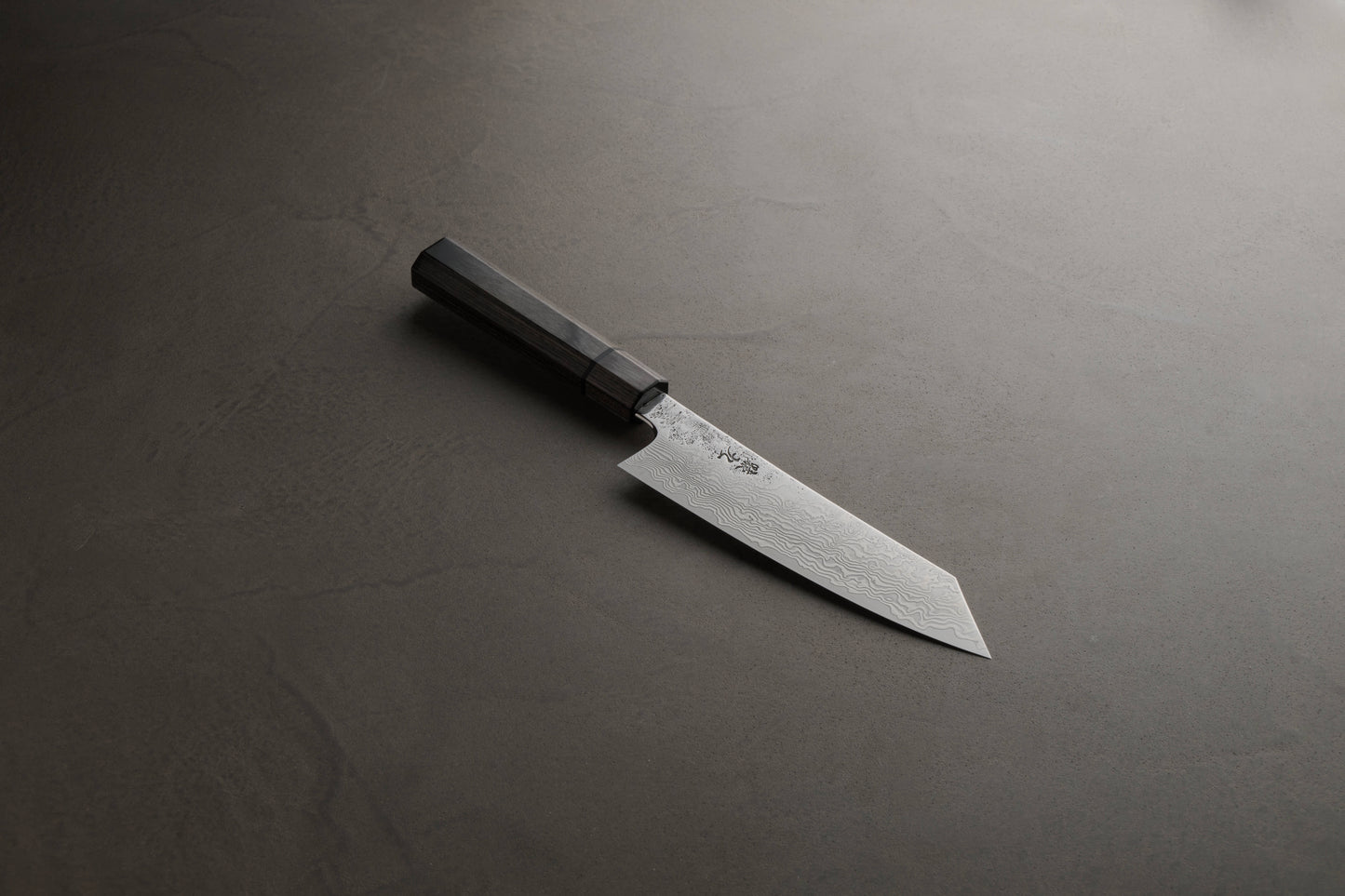 猿九｜焔雲｜三徳包丁｜165mm｜グレー合板