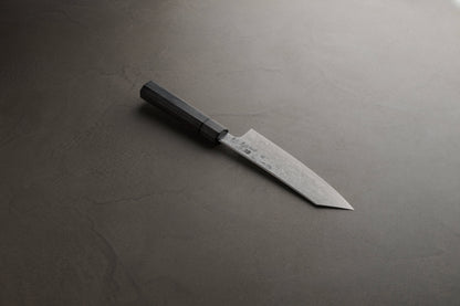 猿九｜焔雲｜三徳包丁｜165mm｜グレー合板