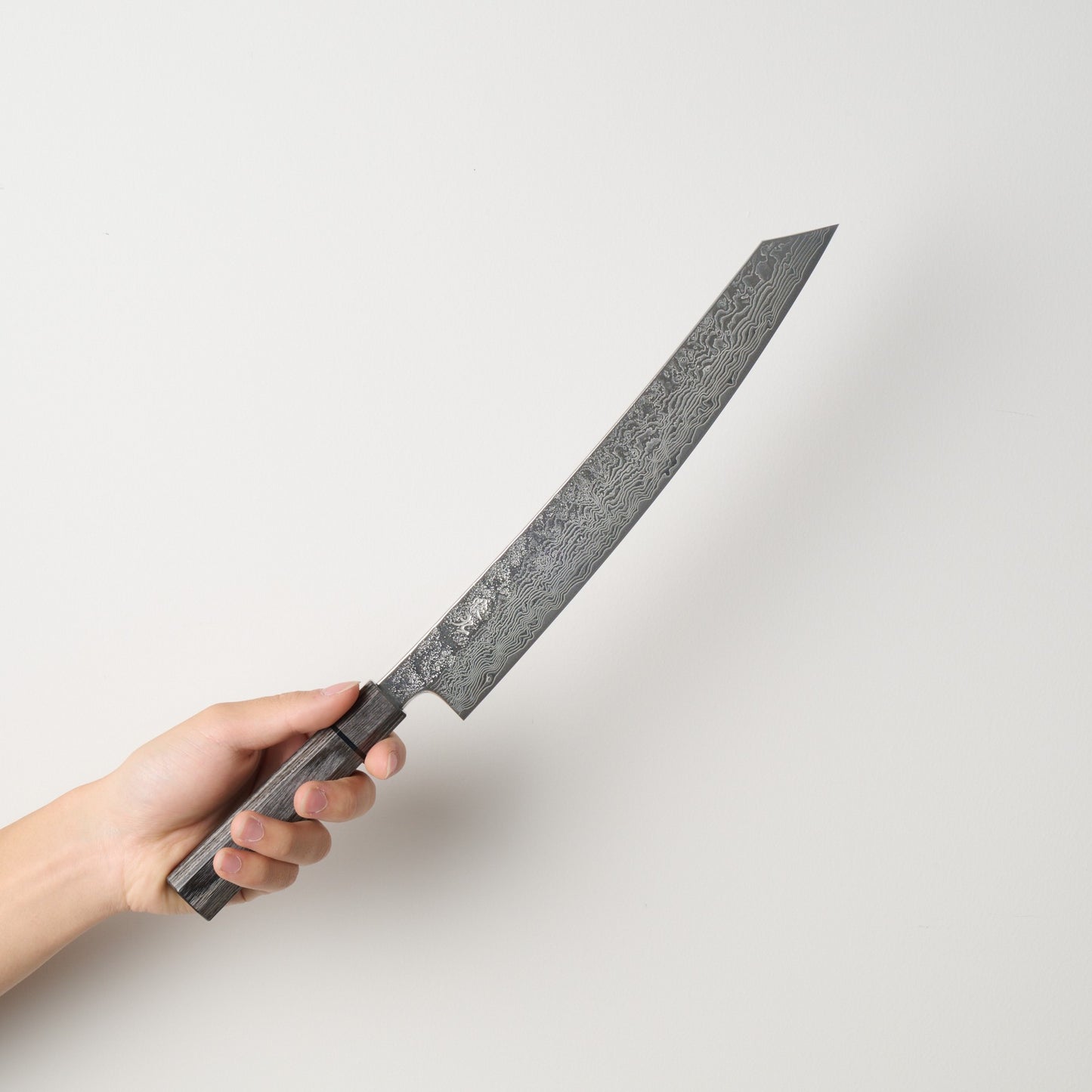 猿九｜焔雲｜筋引包丁｜270mm｜グレー合板