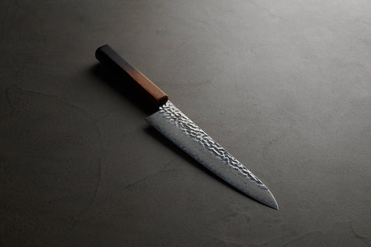 堺孝行｜33層ダマスカス樫漆｜和牛刀｜210mm｜焼漆莉