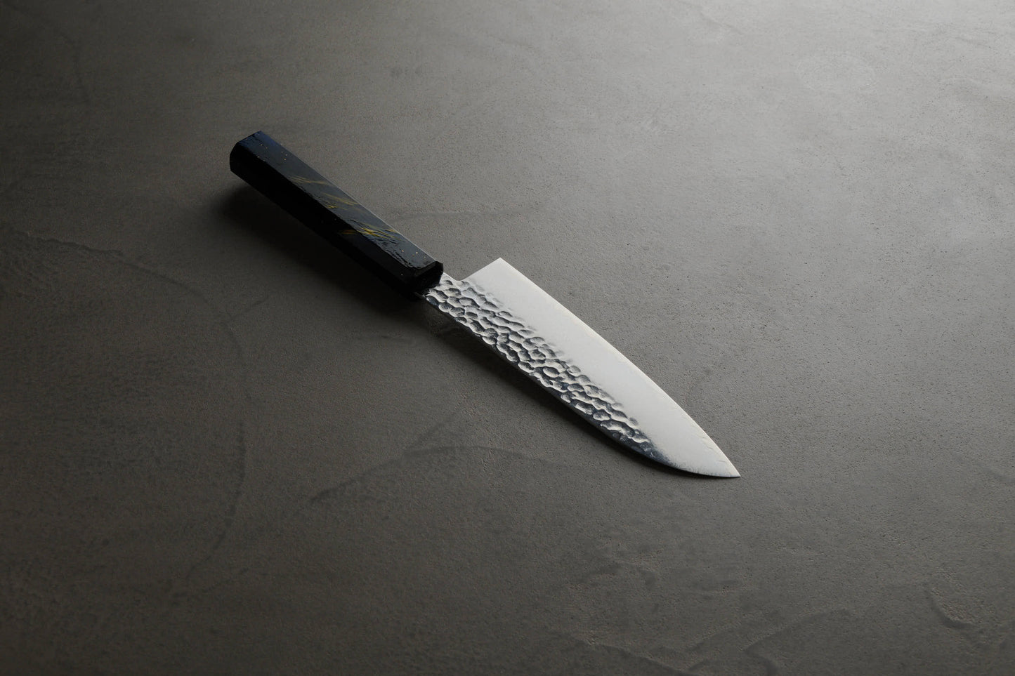 堺孝行｜33層ダマスカス樫漆｜和三徳包丁｜170mm｜彩宇