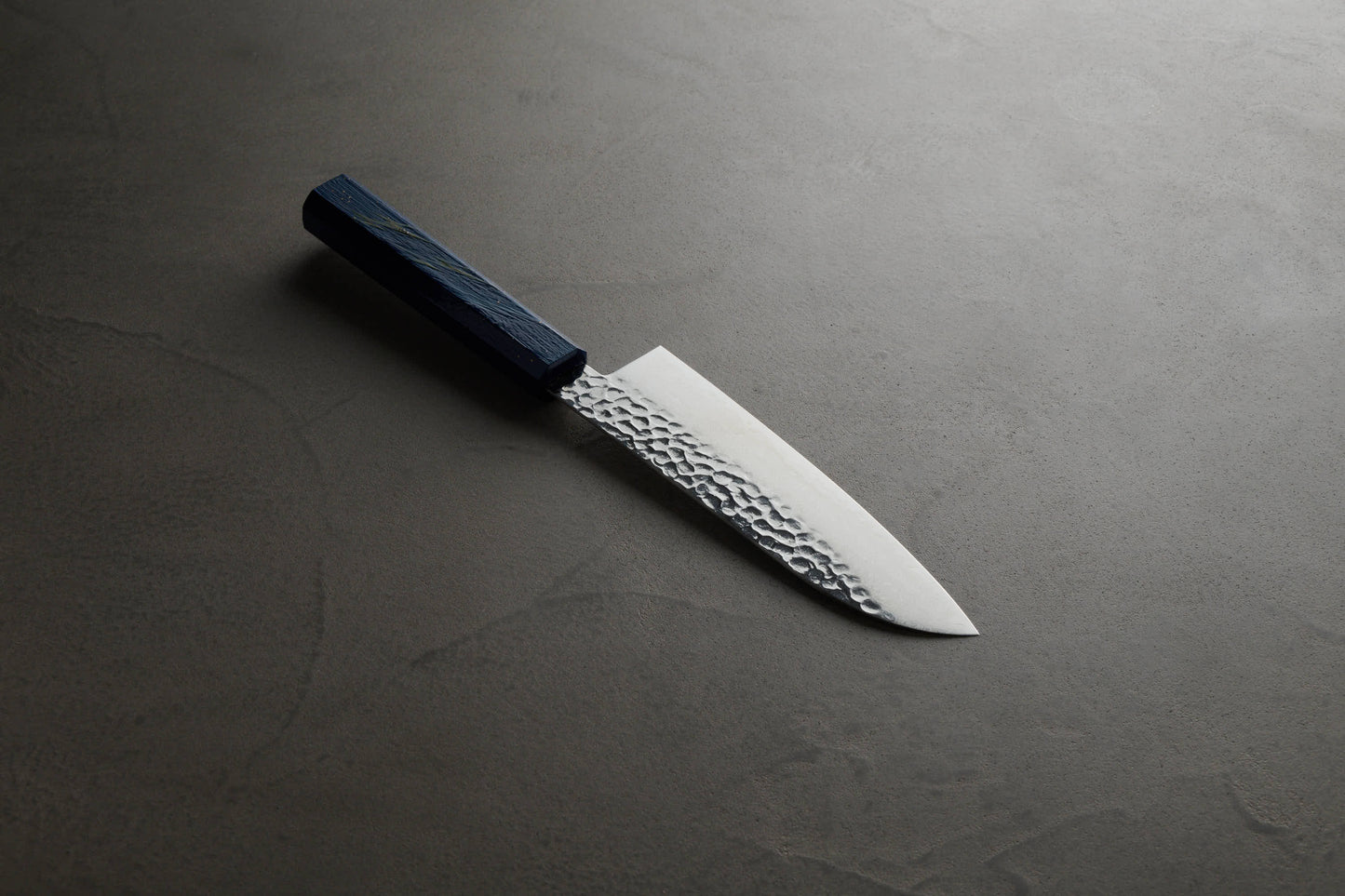 堺孝行｜33層ダマスカス樫漆｜和三徳包丁｜170mm｜彩石