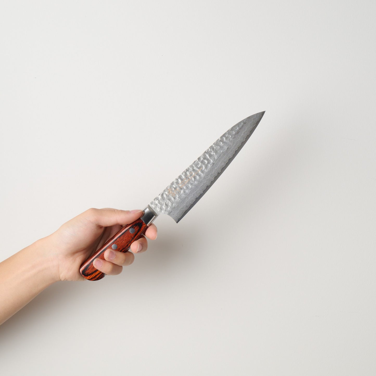 堺孝行｜33層槌目ダマスカス｜牛刀｜180mm｜マホガニ