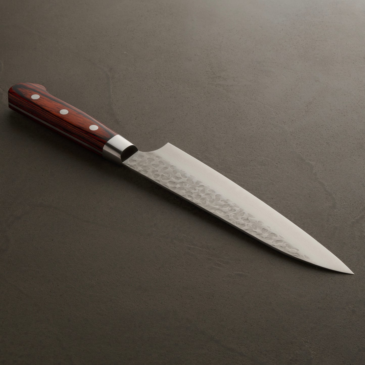 堺孝行｜33層槌目ダマスカス｜牛刀｜180mm｜マホガニ