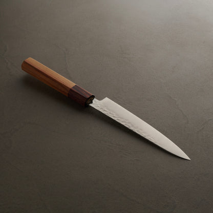 堺孝行｜33層槌目ダマスカス和式｜和ペテ｜180mm｜ケヤキ