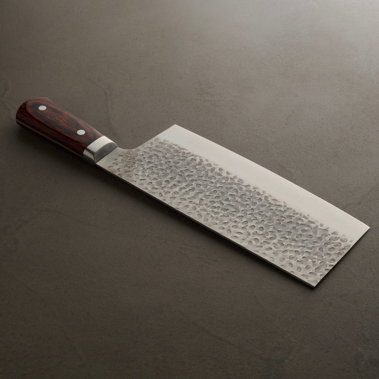 堺孝行｜33層槌目ダマスカス｜中華包丁｜195mm｜マホガニ