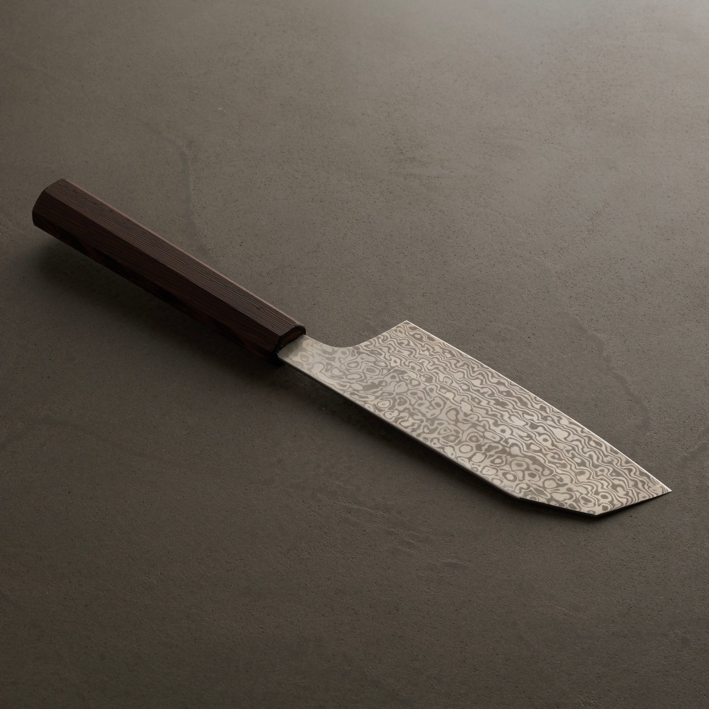 堺孝行｜コアレスダマスカス｜小文化包丁｜135mm｜ウェンジ
